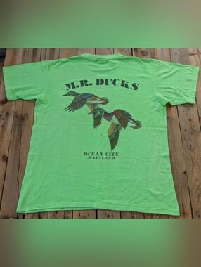 vintage '90s M.R. Ducks Ocean City Maryland bar t-shirt  made in USA